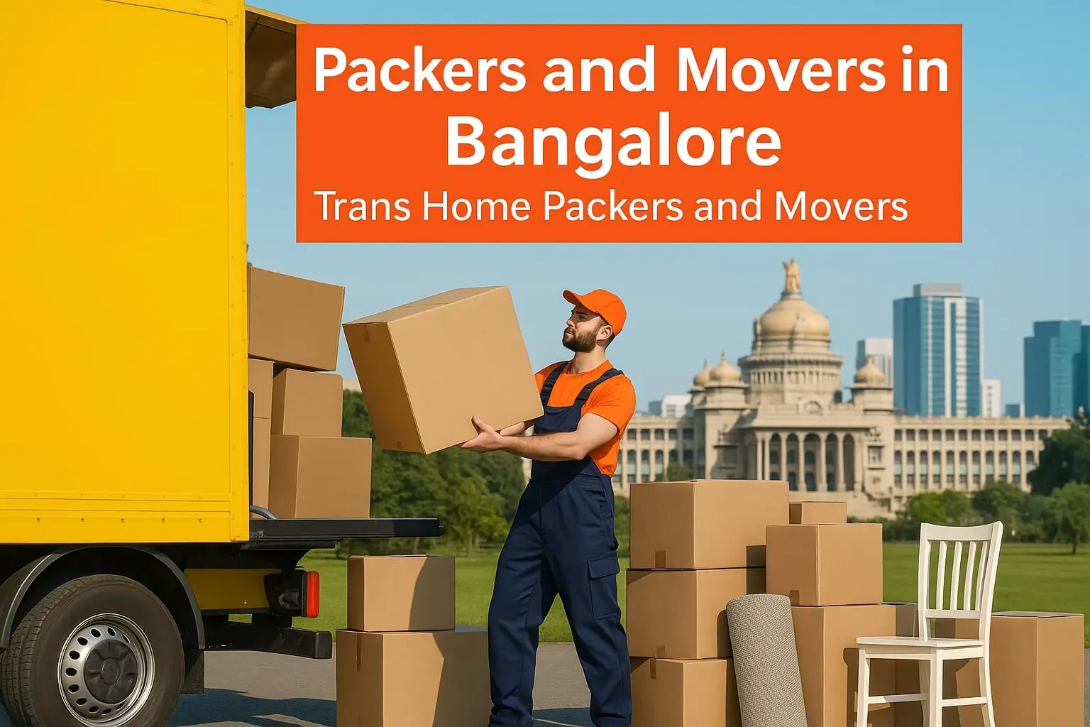 Professional packers and movers services in Bangalore for home and office relocation