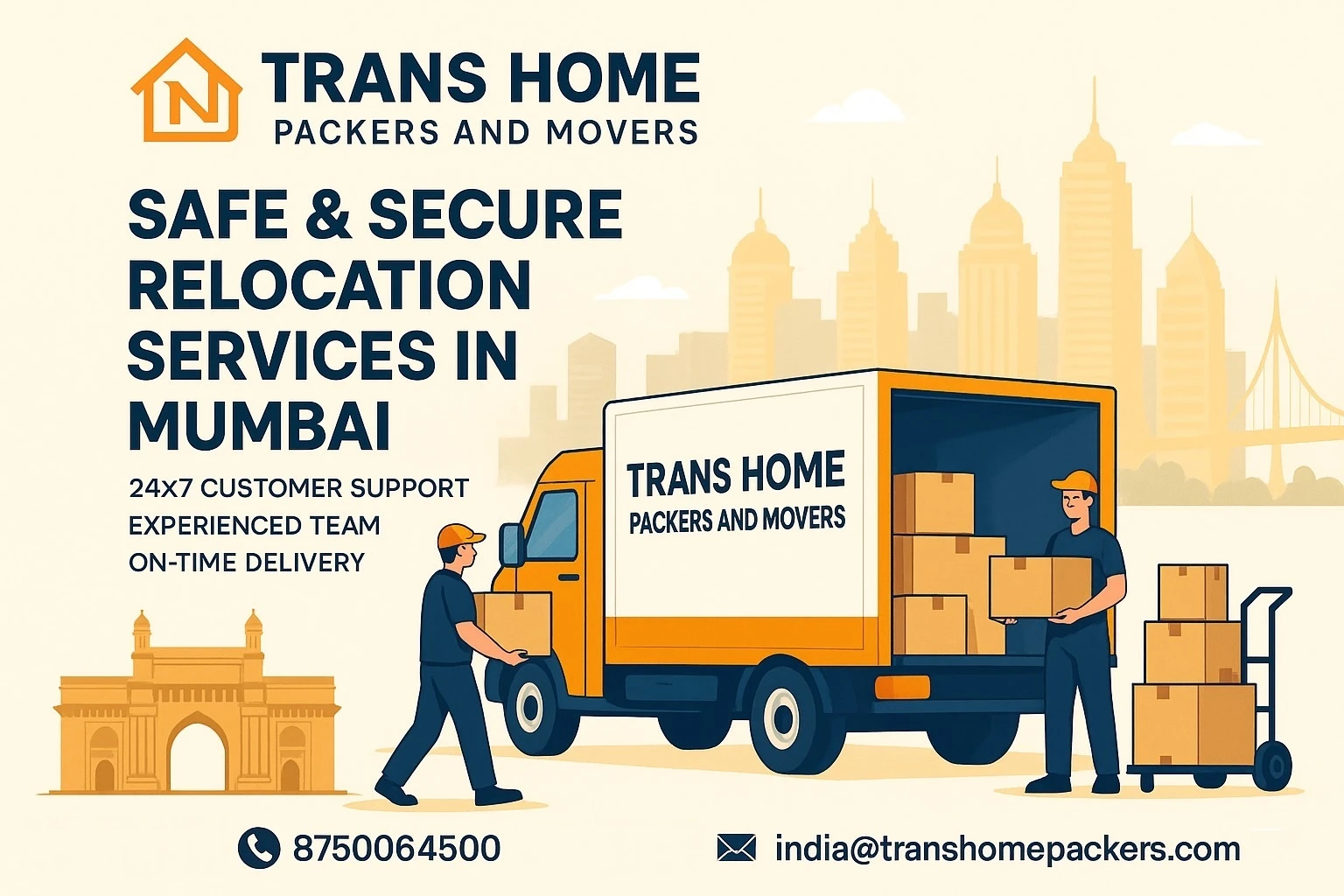 Professional packers and movers services in Mumbai for home and office relocation
